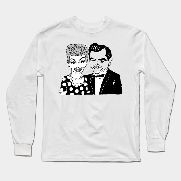 CLASSIC 1950'S TV SITCOM Long Sleeve T-Shirt by cartoonistguy